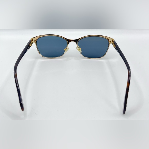 Laura Ashley Grace 1 Black Gold Oval Sunglasses Frames Only - Picture 6 of 8